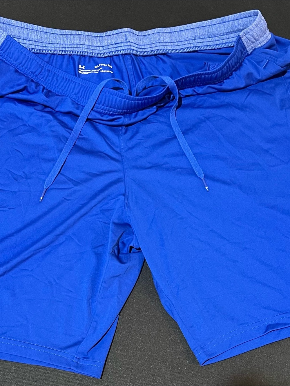 Men's Under Armor Athletic Drawstring Shorts in Bright Blue Sz. 2XL - Big & Tall